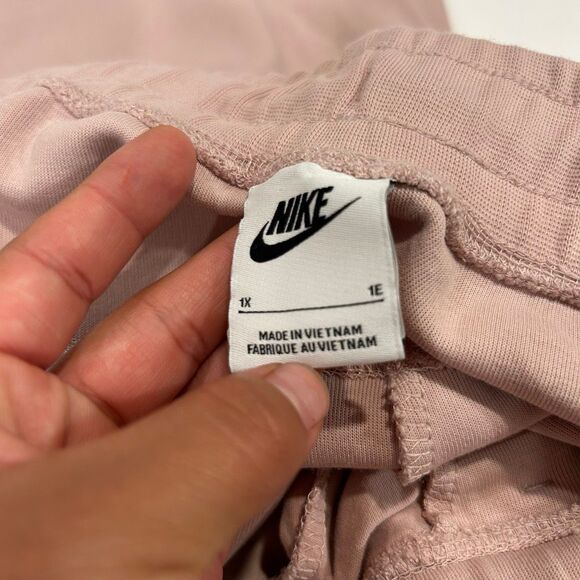 Nike Tech Fleece Joggers Women’s 1X Dusty Mauve Pink Sweatpants - Picture 3 of 8